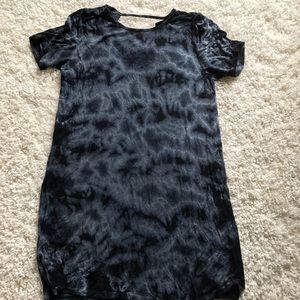 Tie dye T-shirt dress
